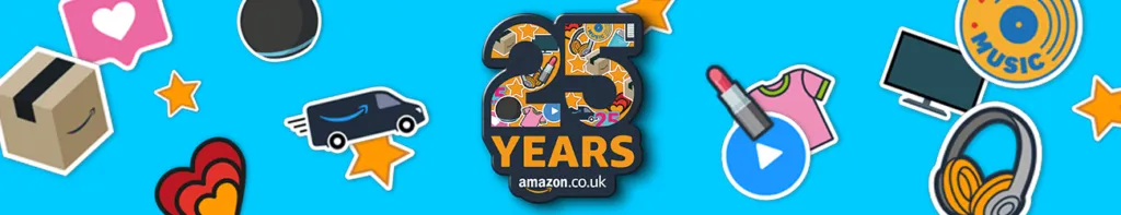 Celebrate 25 years of Amazon in the UK!