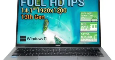 Fusion5 Full HD Windows 11 Laptop N100 Intel Quad Core CPU