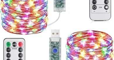 Vibrant 33ft Multicolor Christmas Fairy Lights - Create Enchanting Holiday Moments!