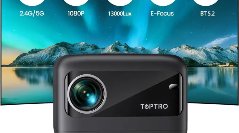 Revolutionize Your Home Entertainment with the TOPTRO Portable Projector