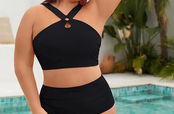 Sizzling Summer Style: Hanna Nikole's Plus Size Swimwear High Waist Bikini Set
